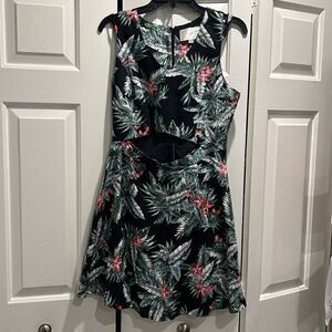 J.O.A Floral Dress, Size Large